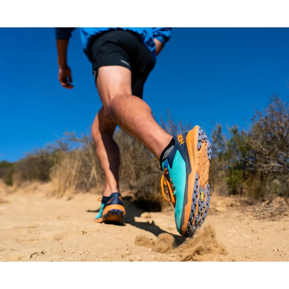 Hoka Zinal Hardloopschoenen - Evening Primrose / Blue Coral - Afbeelding 9
