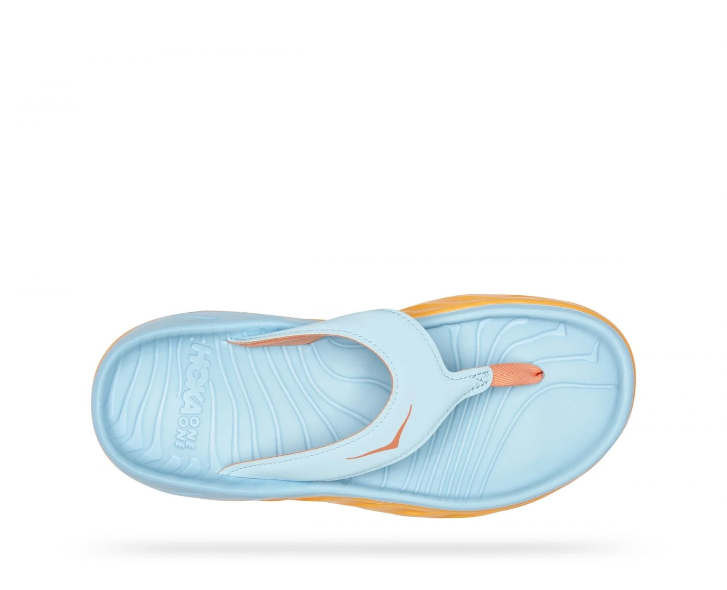 Hoka One One Hoka ORA Recovery Flip Slippers Blauw/oranje Dames - Afbeelding 3