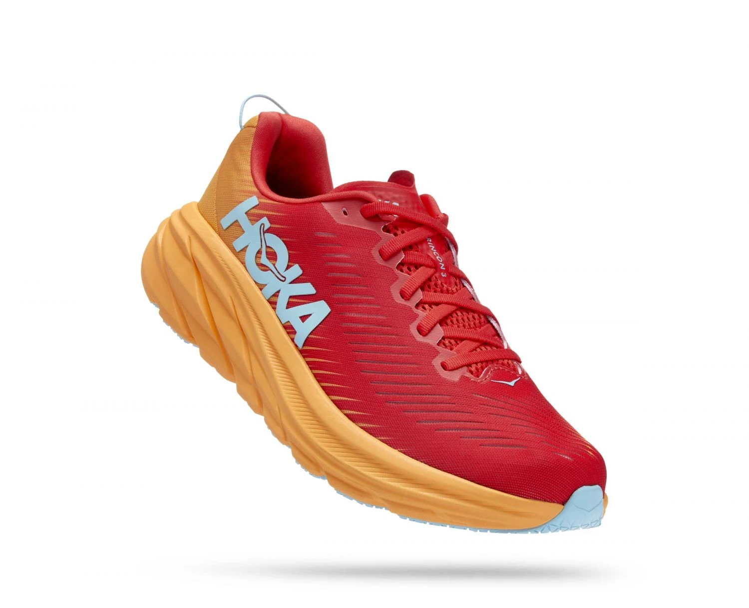 Hoka One One Hoka Rincon 3 Hardloopschoenen Rood/geel Heren