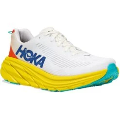 Hoka Rincon 3 Hardloopschoenen Heren - Wit / Eggnog