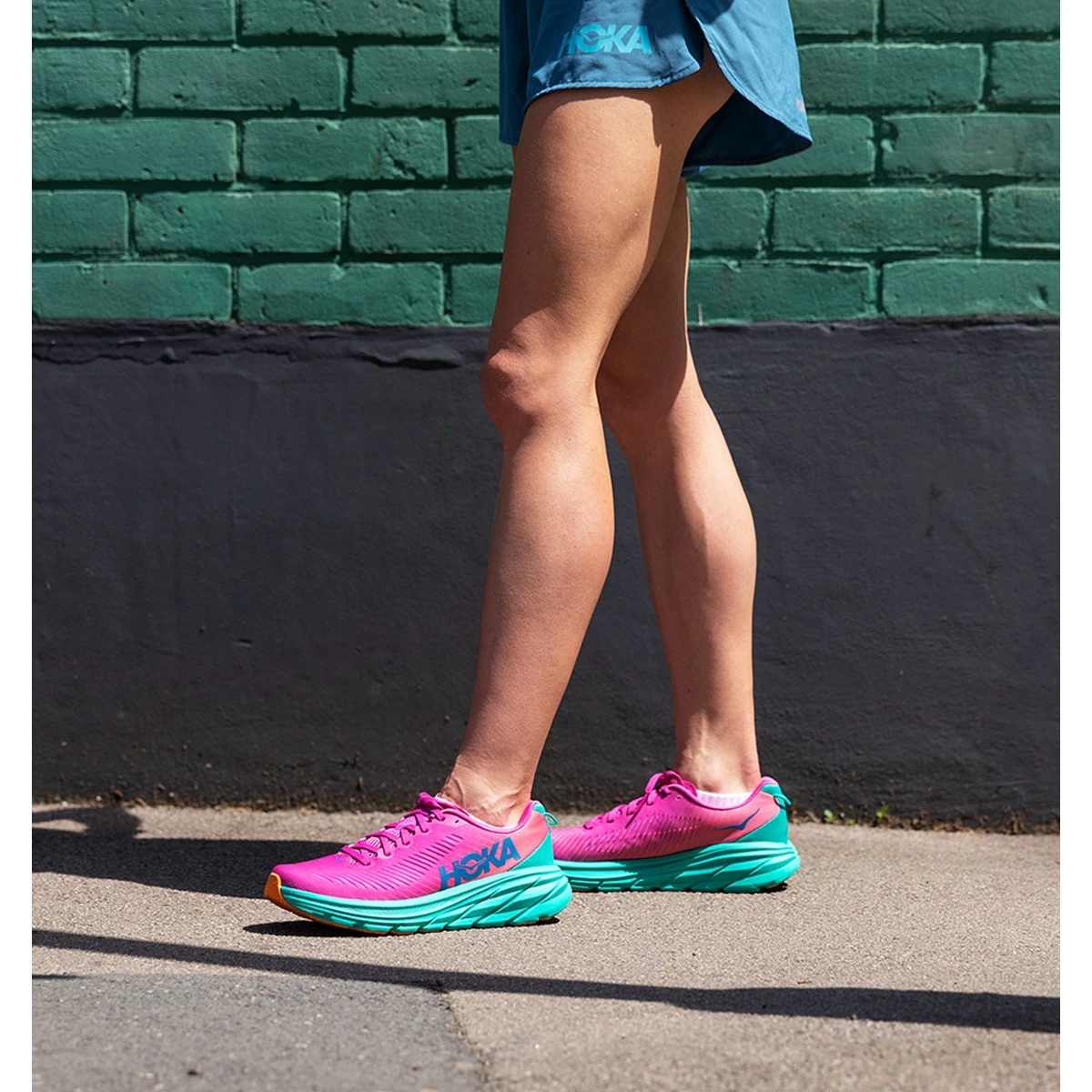 Hoka Rincon 3 Hardloopschoenen Dames - Blanc De Blanc / Eggnog - Afbeelding 9