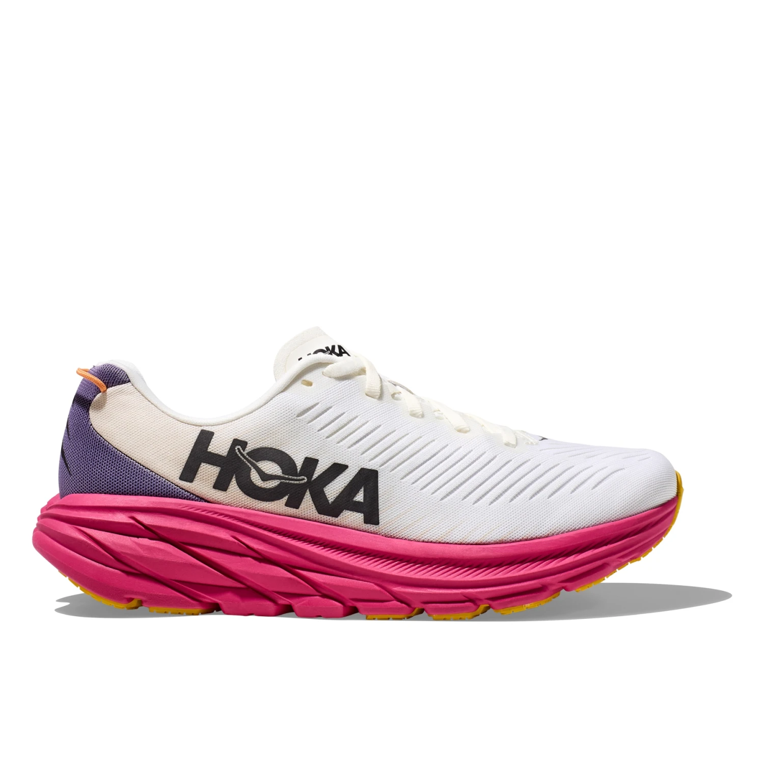 Hoka Rincon 3 Hardloopschoenen Dames - Blanc De Blanc / Eggnog - Afbeelding 2