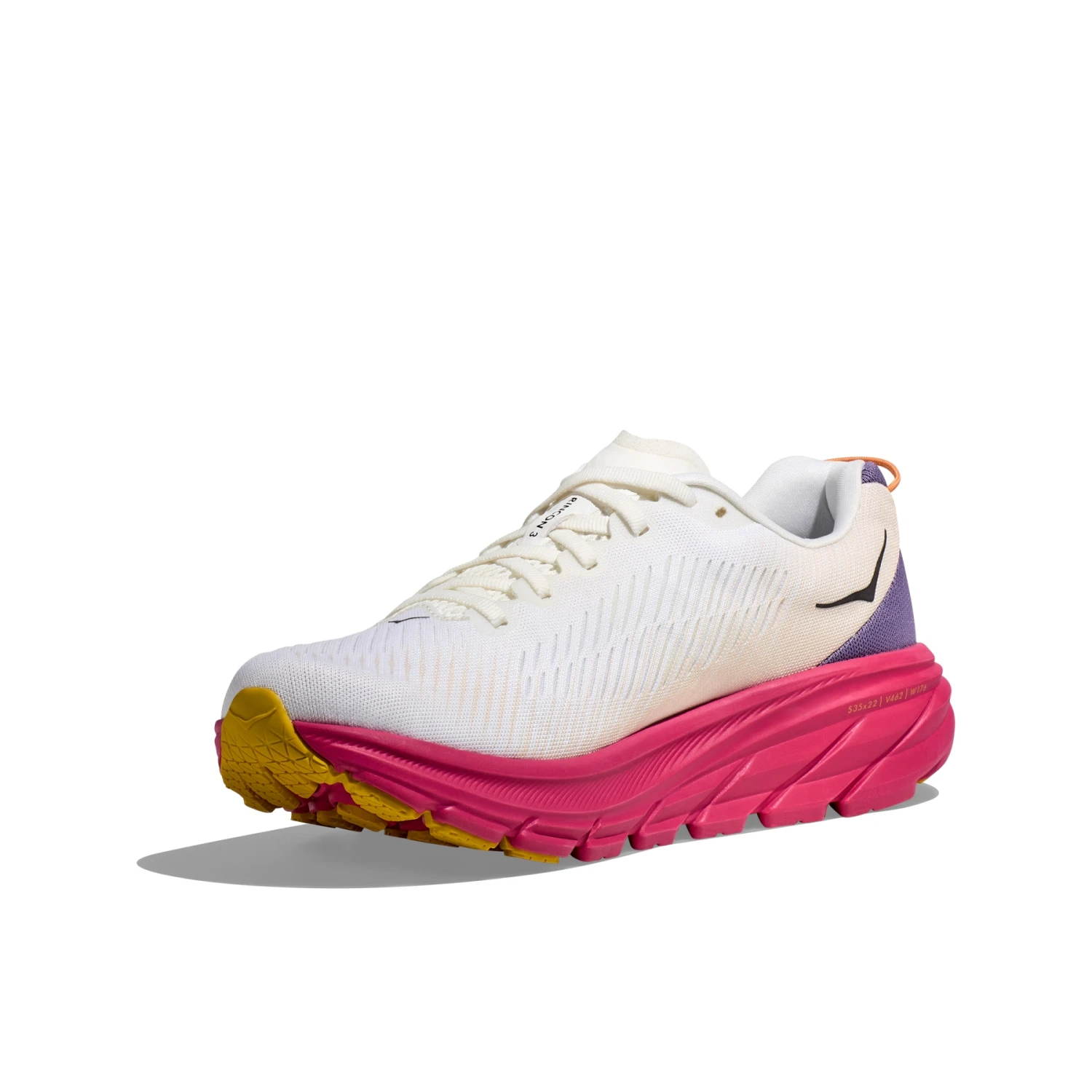 Hoka Rincon 3 Hardloopschoenen Dames - Blanc De Blanc / Eggnog - Afbeelding 4