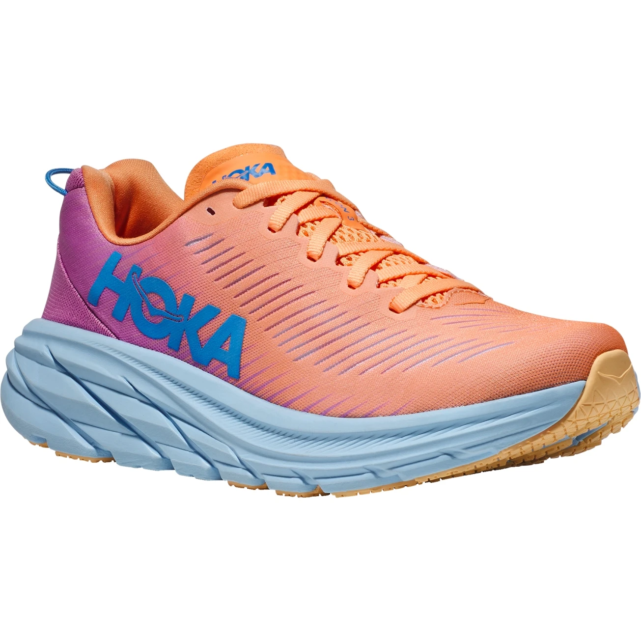 Hoka Rincon 3 Hardloopschoenen Dames - Mock Orange / Cyclamen