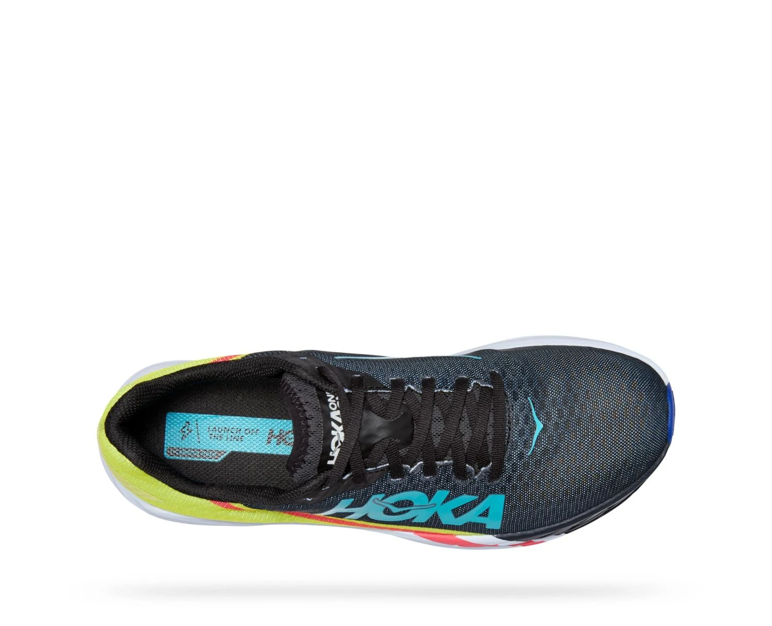 Hoka One One Hoka Rocket X Hardloopschoenen Zwart/geel Unisex - Afbeelding 3