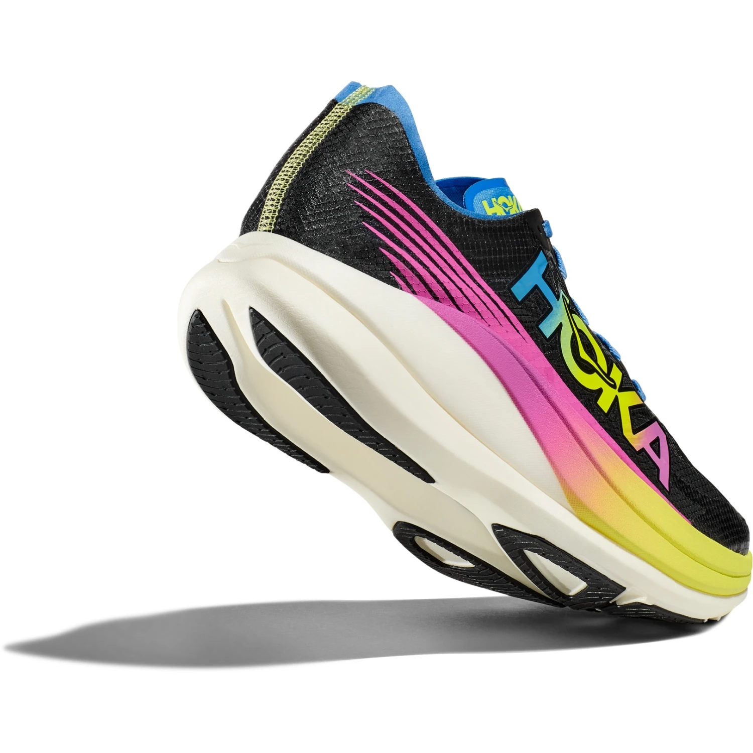 Hoka Rocket X 2 Unisex Hardloopschoenen - Zwart / Multi - Afbeelding 5