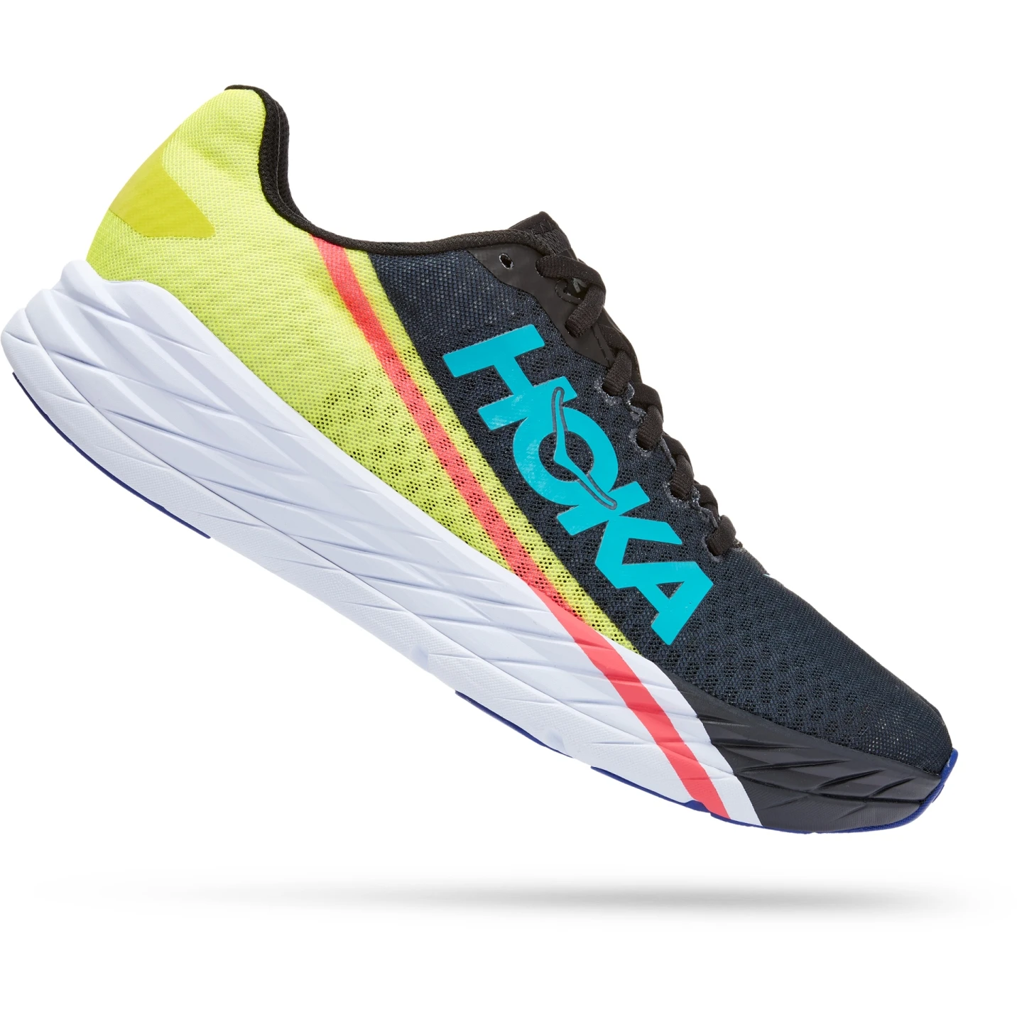 Hoka Rocket X Unisex Hardloopschoenen - Zwart / Evening Primrose - Afbeelding 3
