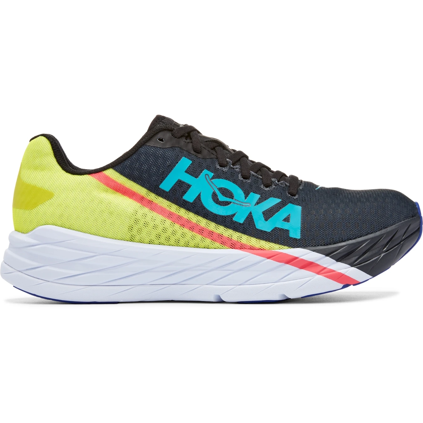 Hoka Rocket X Unisex Hardloopschoenen - Zwart / Evening Primrose - Afbeelding 5
