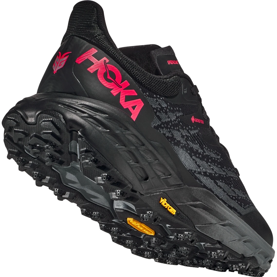 Hoka Speedgoat 5 GTX Dames Hardloopschoenen - Zwart / Zwart - Afbeelding 4