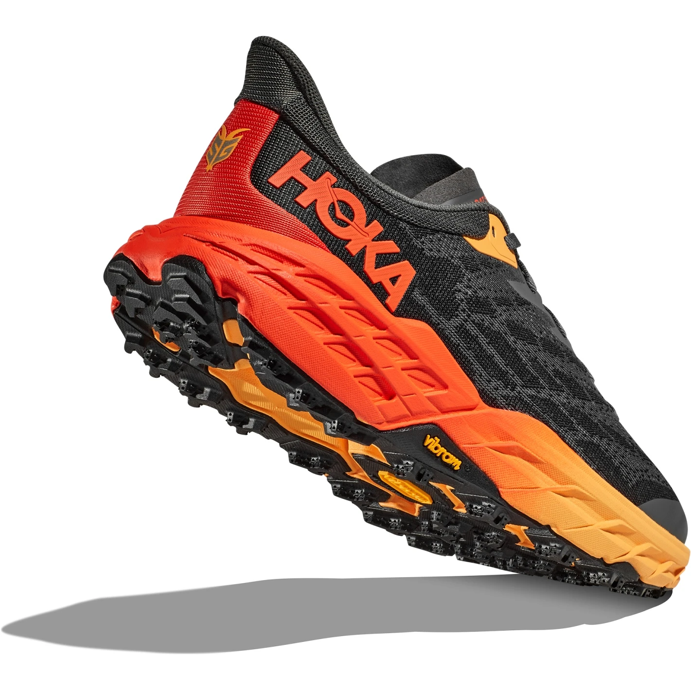 Hoka Speedgoat 5 Hardloopschoenen Heren - Castlerock / Flame - Afbeelding 5