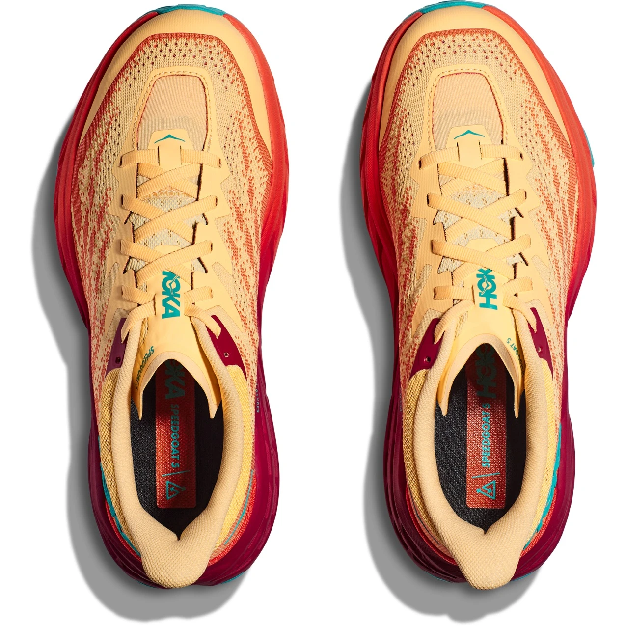 Hoka Speedgoat 5 Hardloopschoenen Dames - Impala / Flame - Afbeelding 5