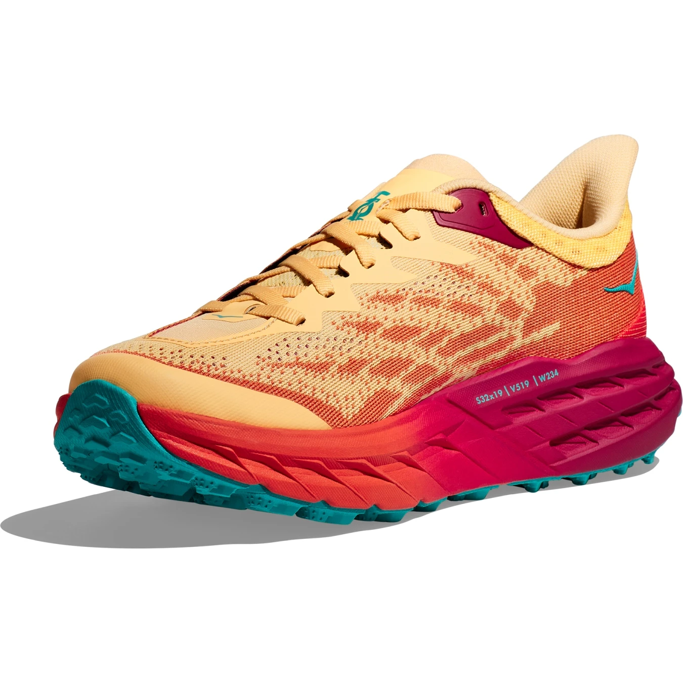 Hoka Speedgoat 5 Hardloopschoenen Dames - Impala / Flame - Afbeelding 2