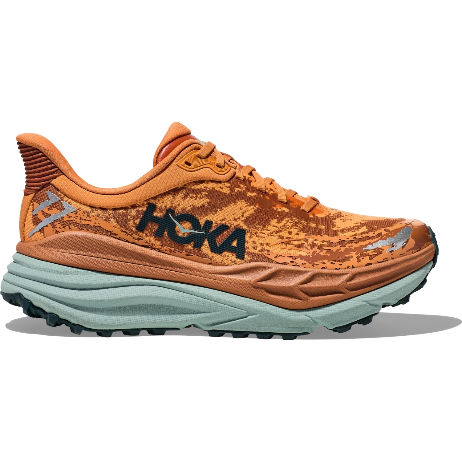 Hoka Stinson 7 Hardloopschoenen Heren - Amber Haze / Amber Brown - Afbeelding 3