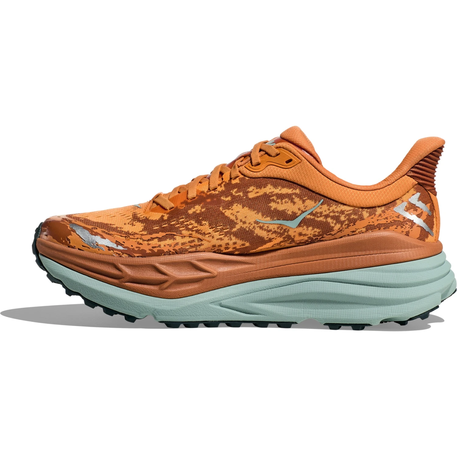 Hoka Stinson 7 Hardloopschoenen Heren - Amber Haze / Amber Brown - Afbeelding 4