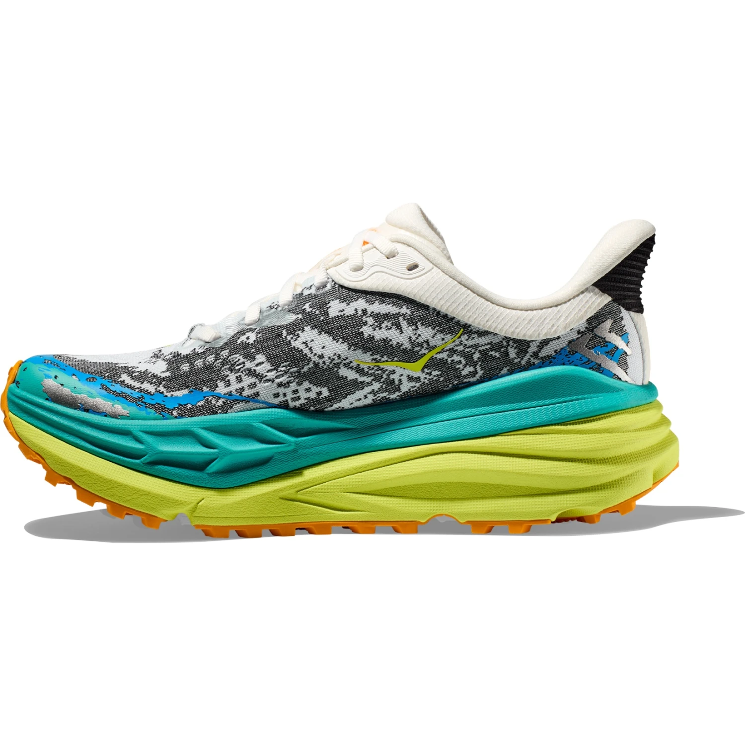 Hoka Stinson 7 Hardloopschoenen Dames - Wit / Evening Primrose - Afbeelding 4