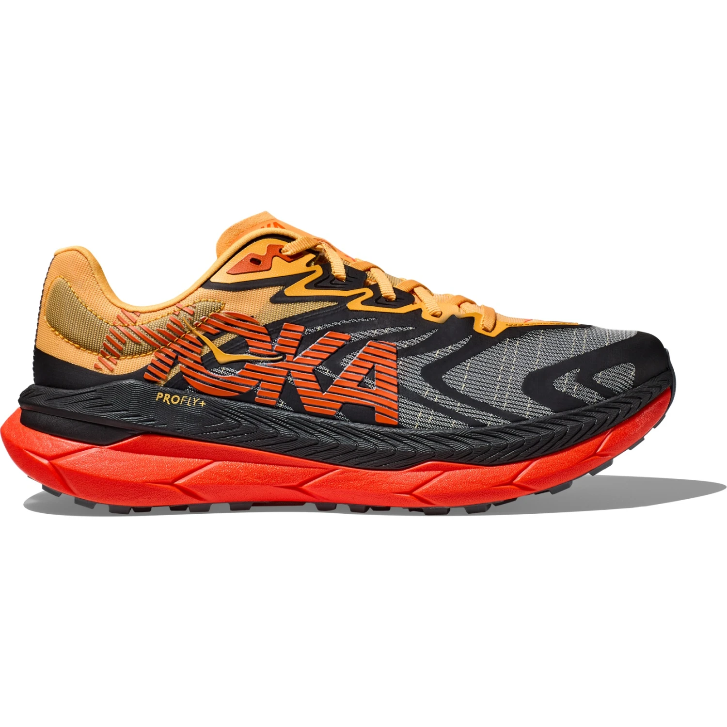 Hoka Tecton X 2 Hardloopschoenen Heren - Zwart / Flame - Afbeelding 3