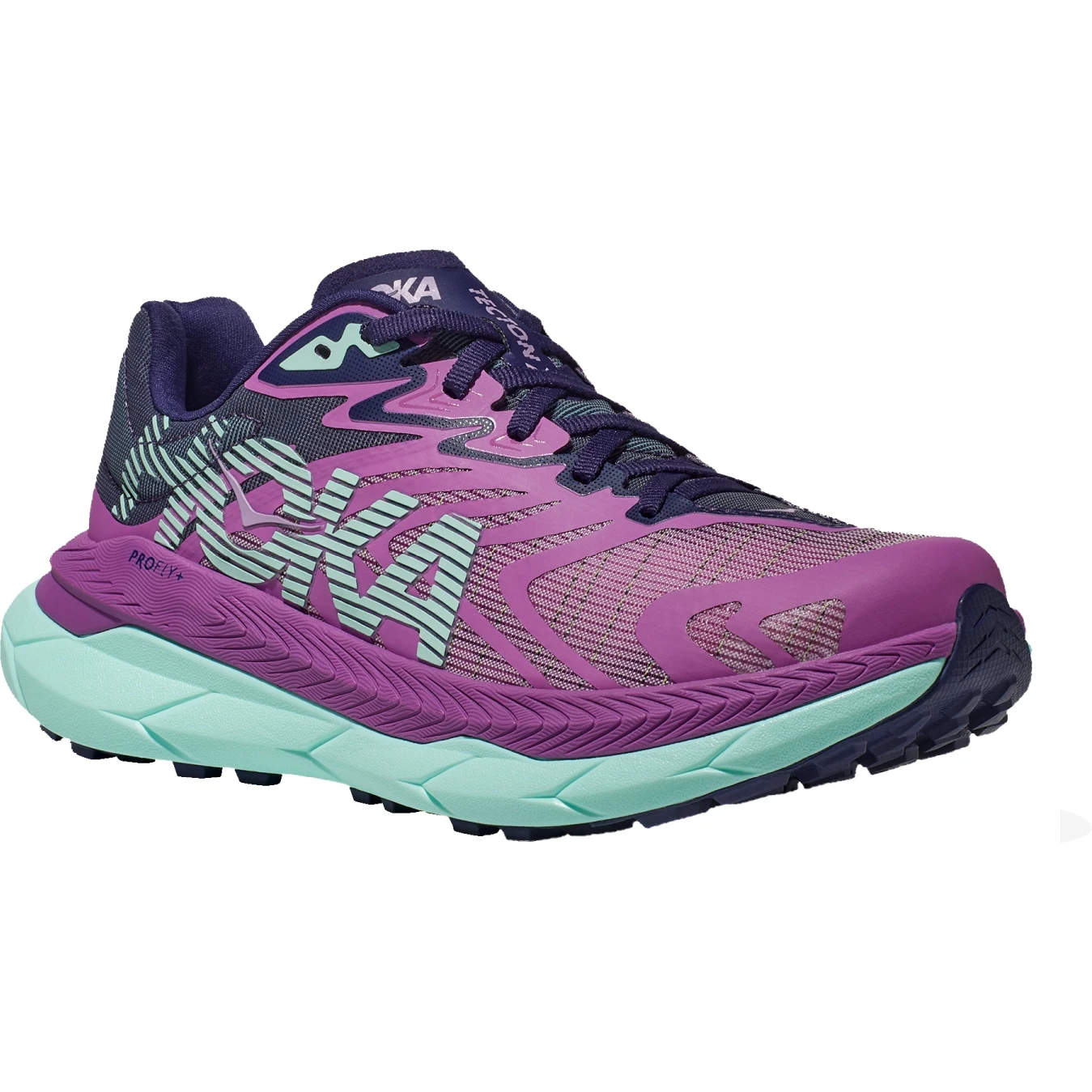 Hoka Tecton X 2 Dames Hardloopschoenen - Orchid Flower / Night Sky