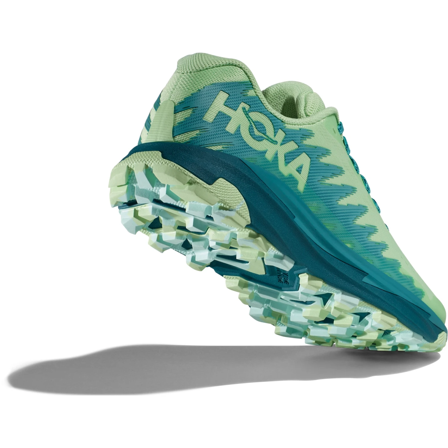 Hoka Torrent 3 Hardloopschoenen Dames - Lime Glow / Deep Lagoon - Afbeelding 6