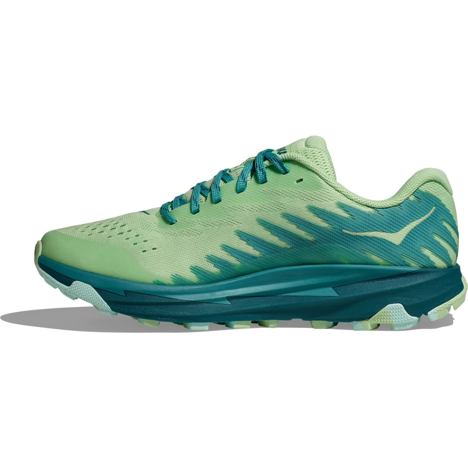 Hoka Torrent 3 Hardloopschoenen Dames - Lime Glow / Deep Lagoon - Afbeelding 4