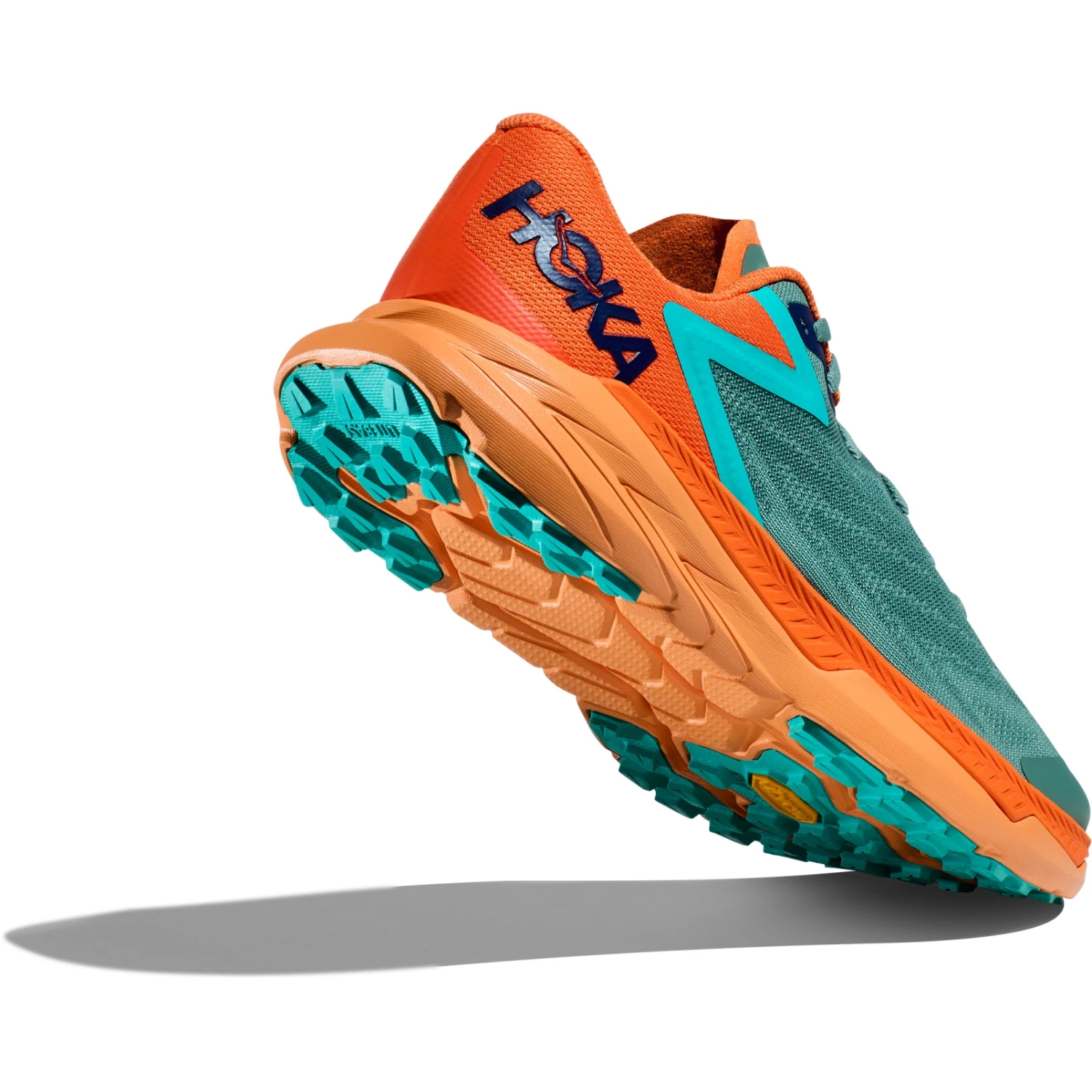Hoka Zinal Hardloopschoenen - Trellis / Vibrant Orange - Afbeelding 4
