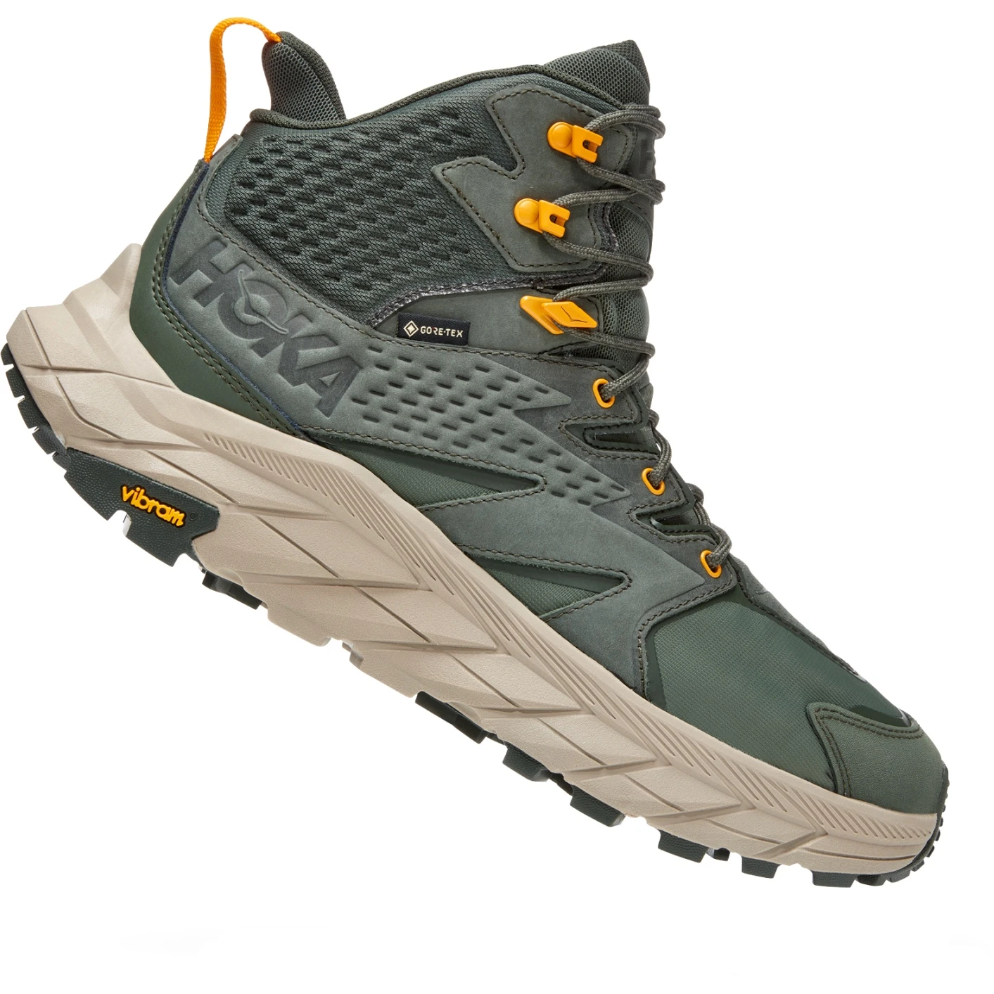 Hoka Anacapa Mid GTX Wandelboots - Thyme / Radiant Yellow