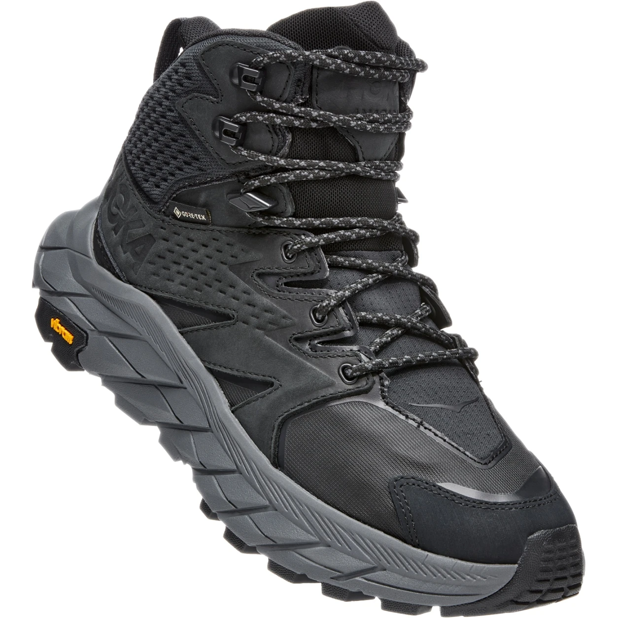 Hoka Anacapa Mid GTX Dames Wandelboots - Zwart / Zwart
