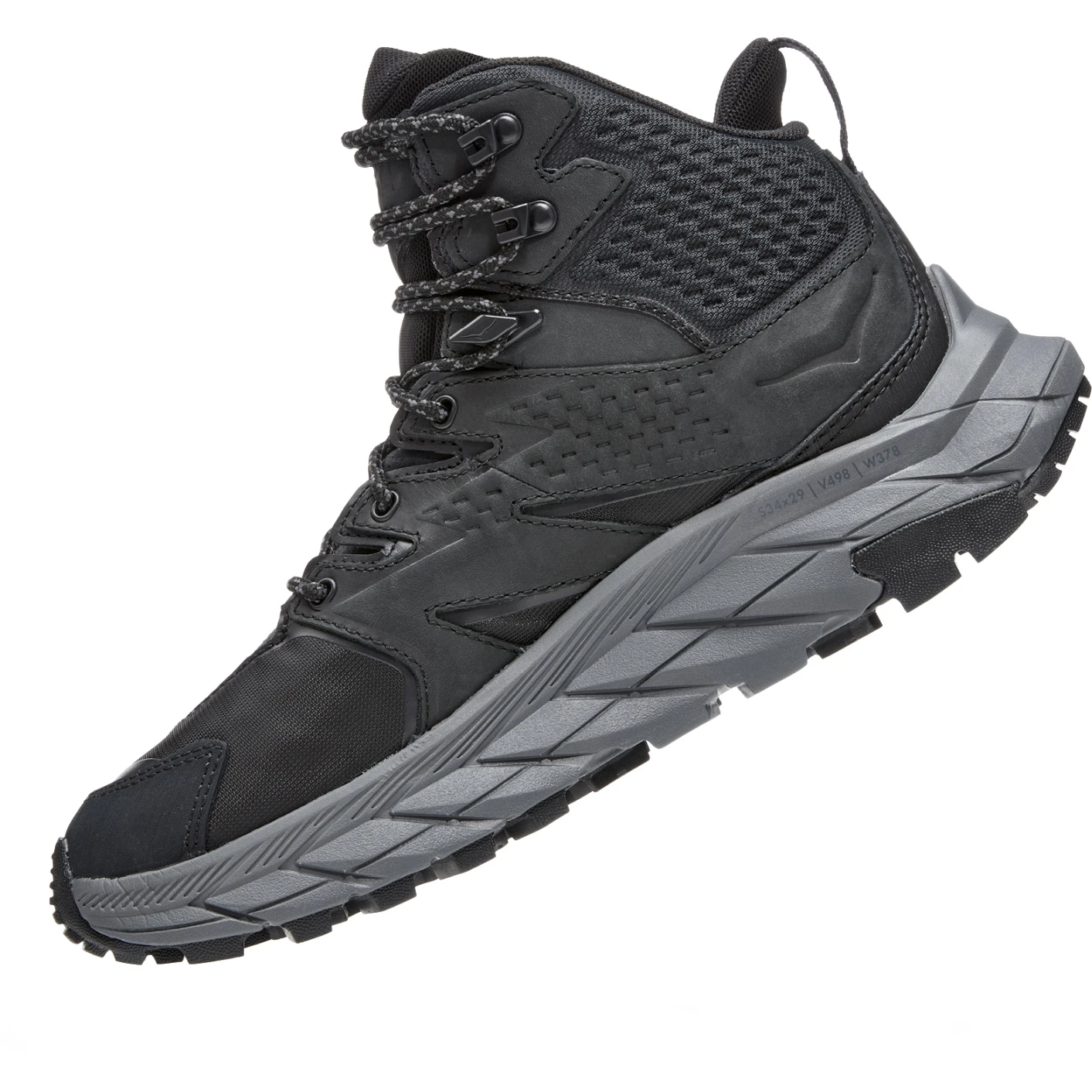 Hoka Anacapa Mid GTX Dames Wandelboots - Zwart / Zwart - Afbeelding 2
