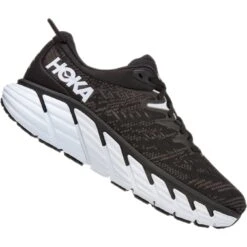 Hoka Gaviota 4 Dames Hardloopschoenen - Zwart / Wit