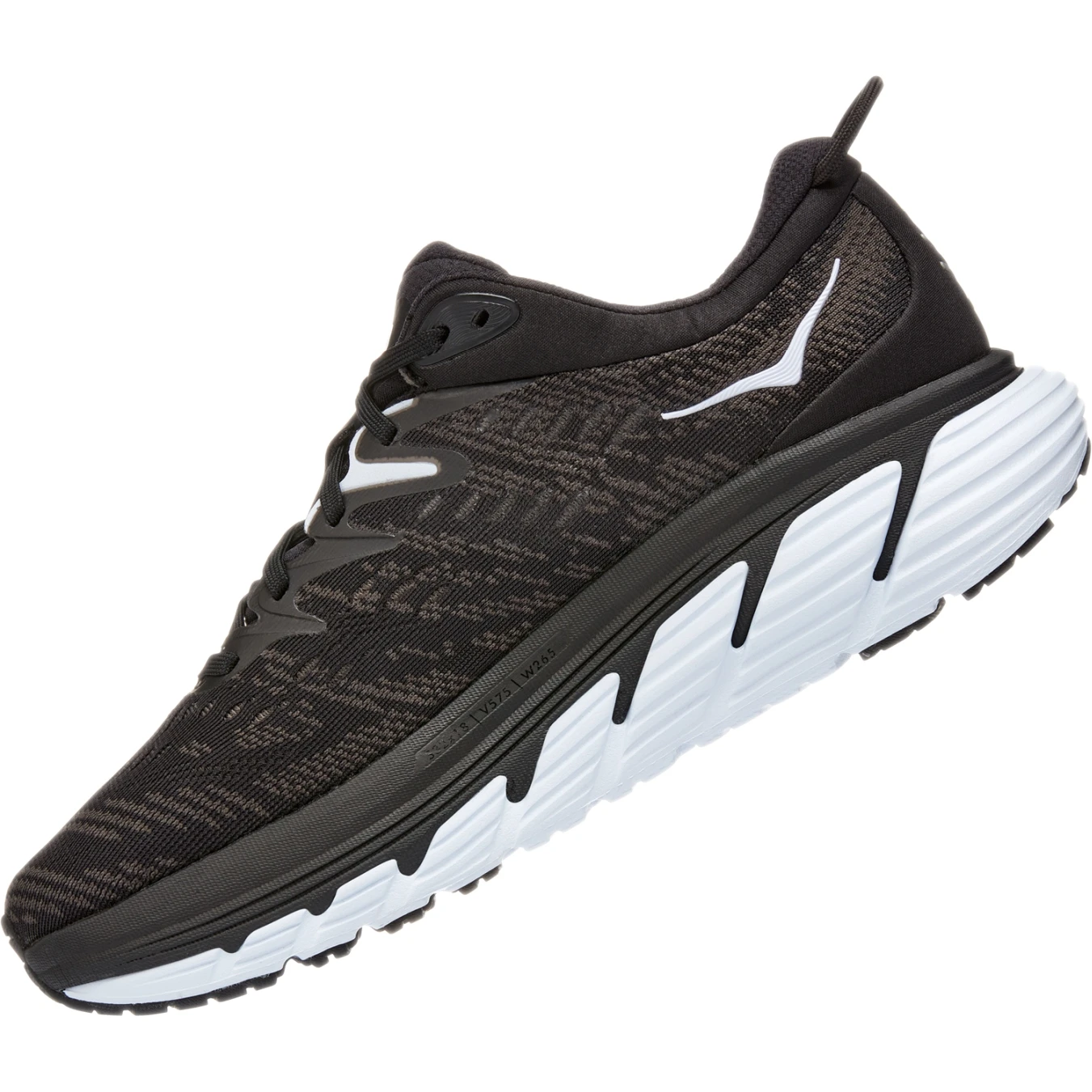 Hoka Gaviota 4 Dames Hardloopschoenen - Zwart / Wit - Afbeelding 2