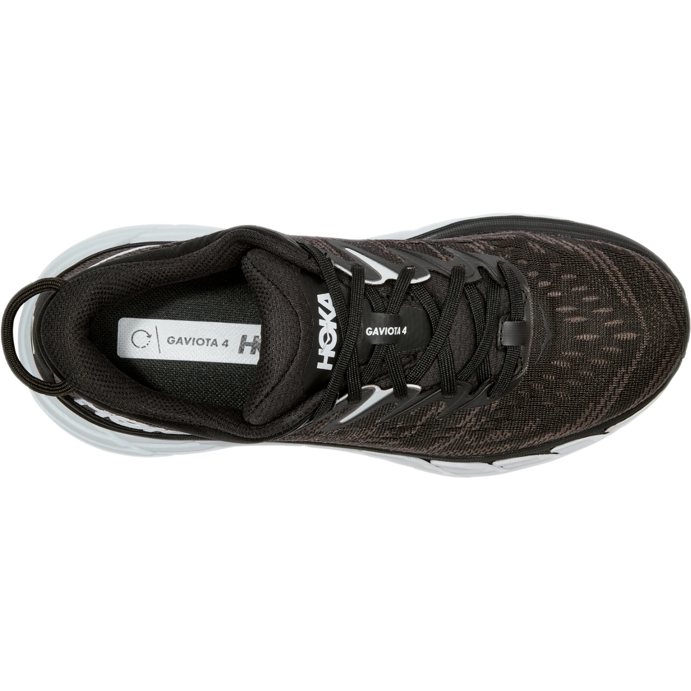 Hoka Gaviota 4 Dames Hardloopschoenen - Zwart / Wit - Afbeelding 4